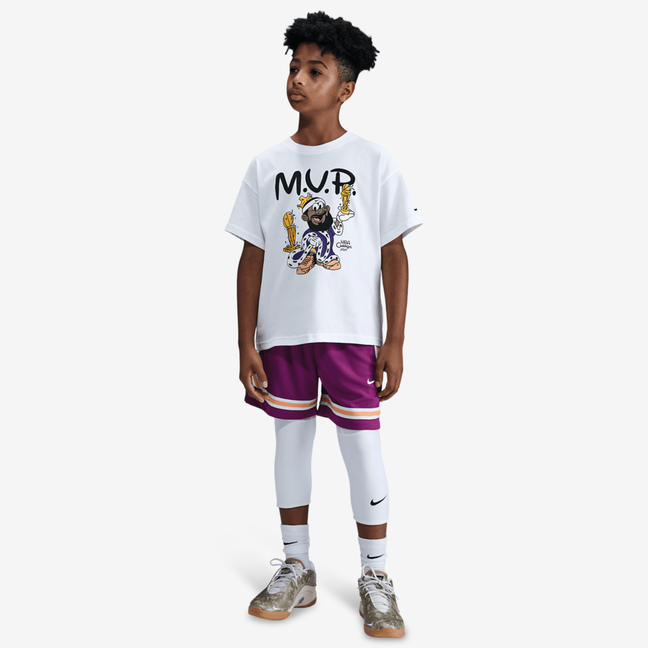 Nike LeBron Air Max 90 Graphic T-Shirt Image 4 of 5. Tap to open photo gallery.
