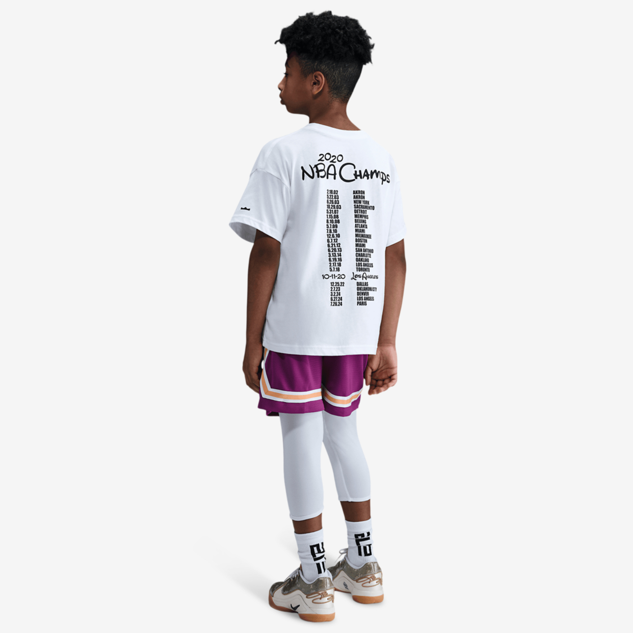 Nike LeBron Air Max 90 Graphic T-Shirt Image 5 of 5. Tap to open photo gallery.