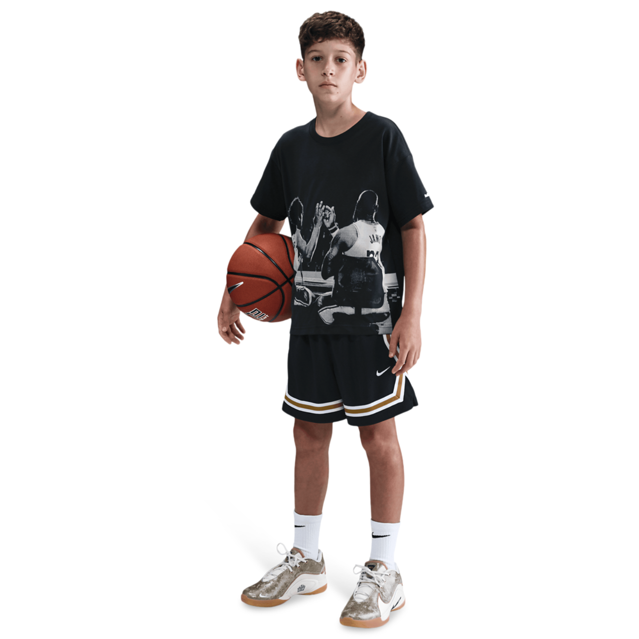 Nike LeBron Air Max 90 Graphic T-Shirt Image 4 of 6. Tap to open photo gallery.