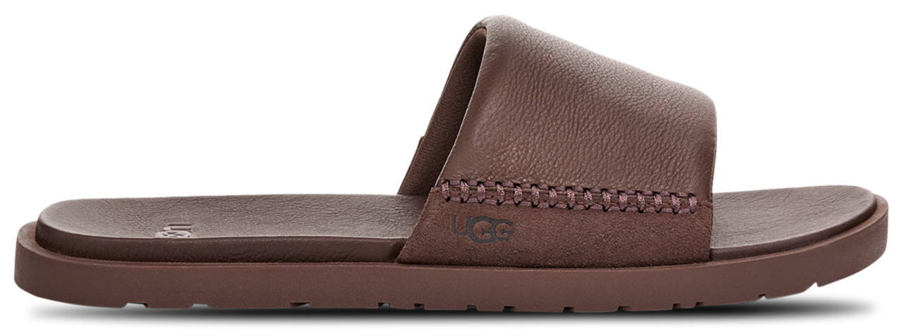 UGG® Men\'s Seaside Slide Sandal in Luggage Leather US 12 Seaside II Slide for Men | UGG® main image 2