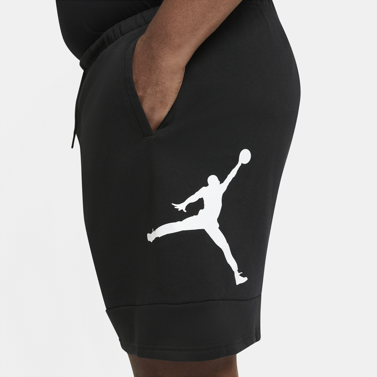 Jordan Jumpman Air Fleece Shorts Image 6 of 7. Tap to open photo gallery.