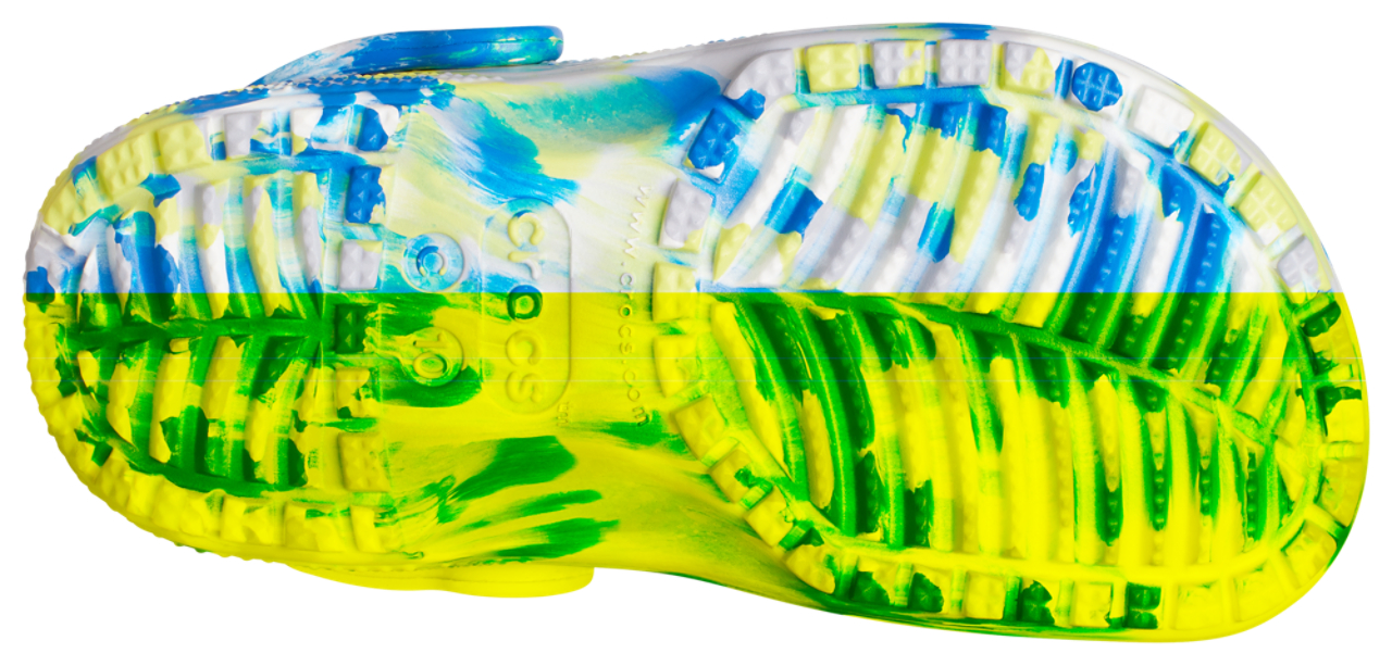 Crocs Classic Marbled Clogs Image 4 of 4. Tap to open photo gallery.