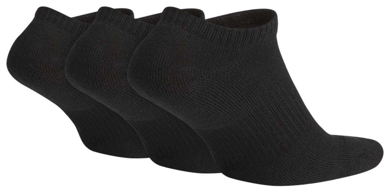 Nike 3 Pack Dri-FIT Plus No Show Socks Image 3 of 3. Tap to open photo gallery.