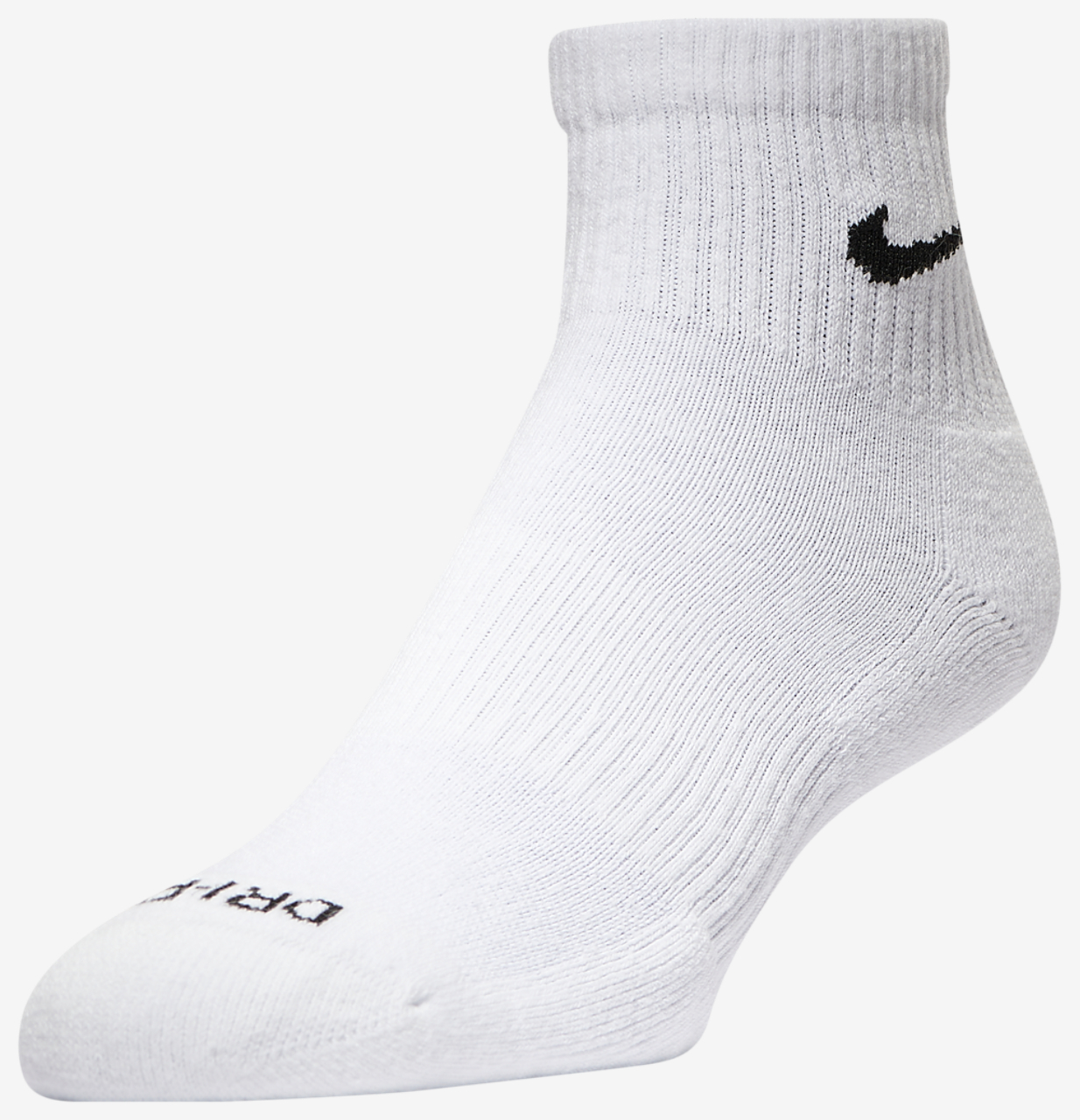 Nike 3 Pack Dri-FIT Plus Quarter Socks Image 2 of 2. Tap to open photo gallery.
