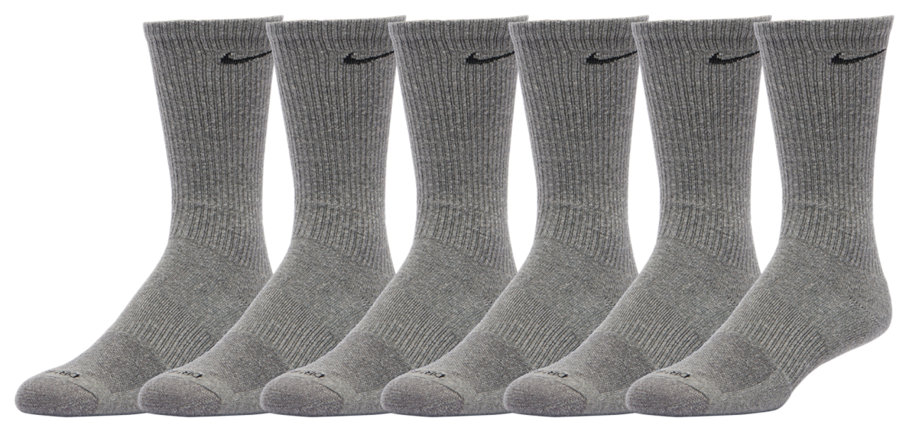 Nike 6 Pack Everyday Plus Cushioned Socks Image 1 of 2. Tap to open photo gallery.