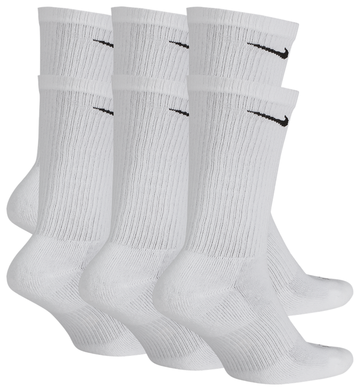 Nike 6 Pack Everyday Plus Cushioned Socks Image 3 of 3. Tap to open photo gallery.