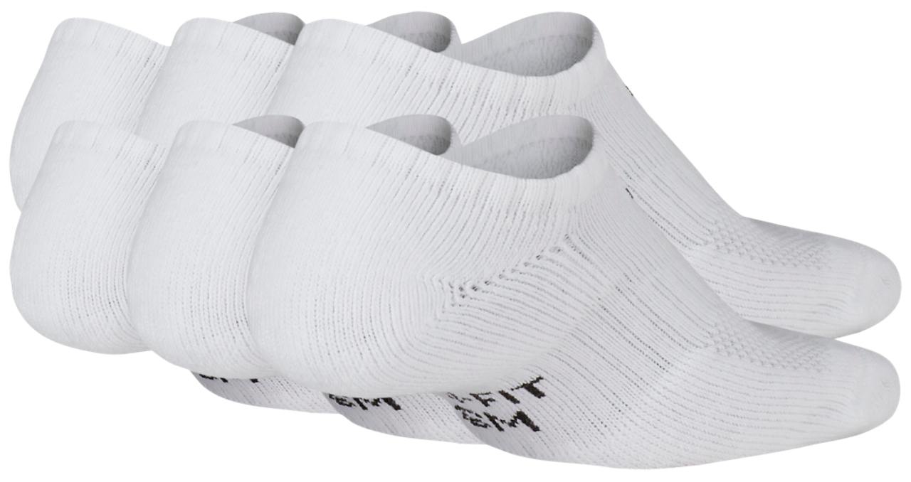 Nike 6 Pack Cushioned No-Show Socks Image 3 of 3. Tap to open photo gallery.