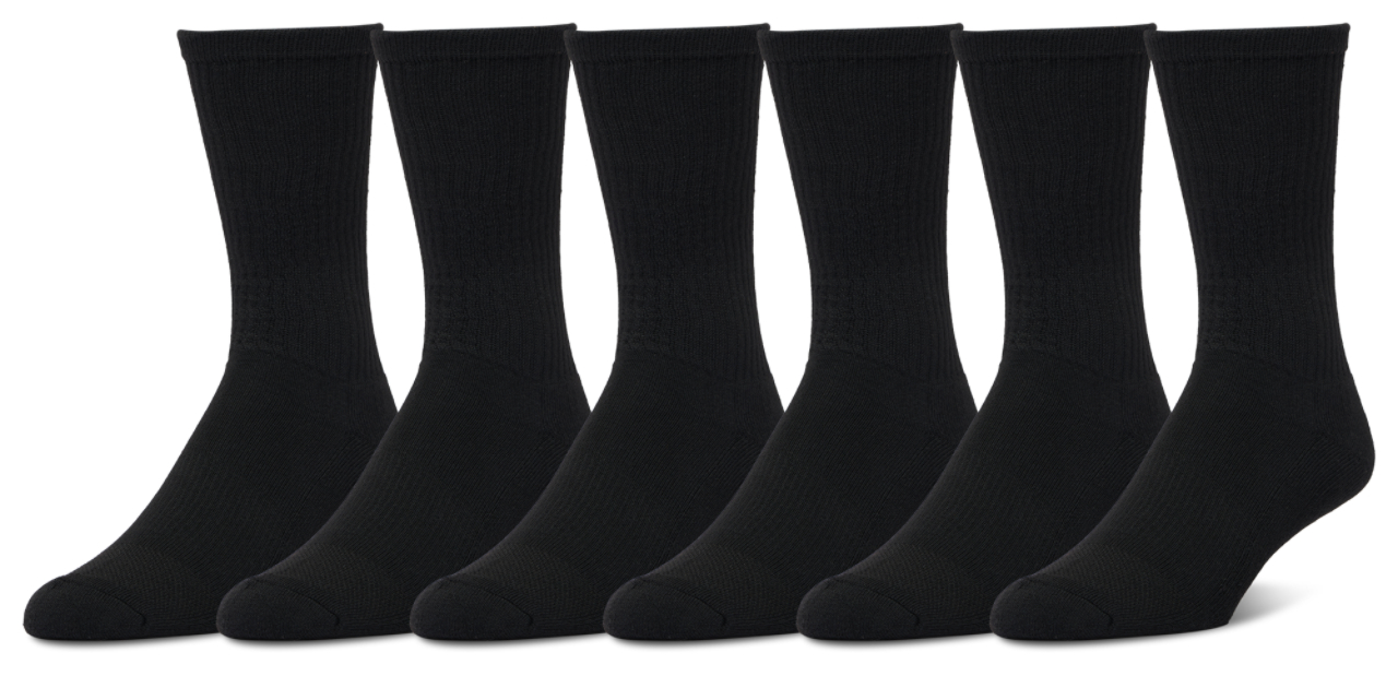 CSG Crew Socks 6 Pack Image 1 of 2. Tap to open photo gallery.