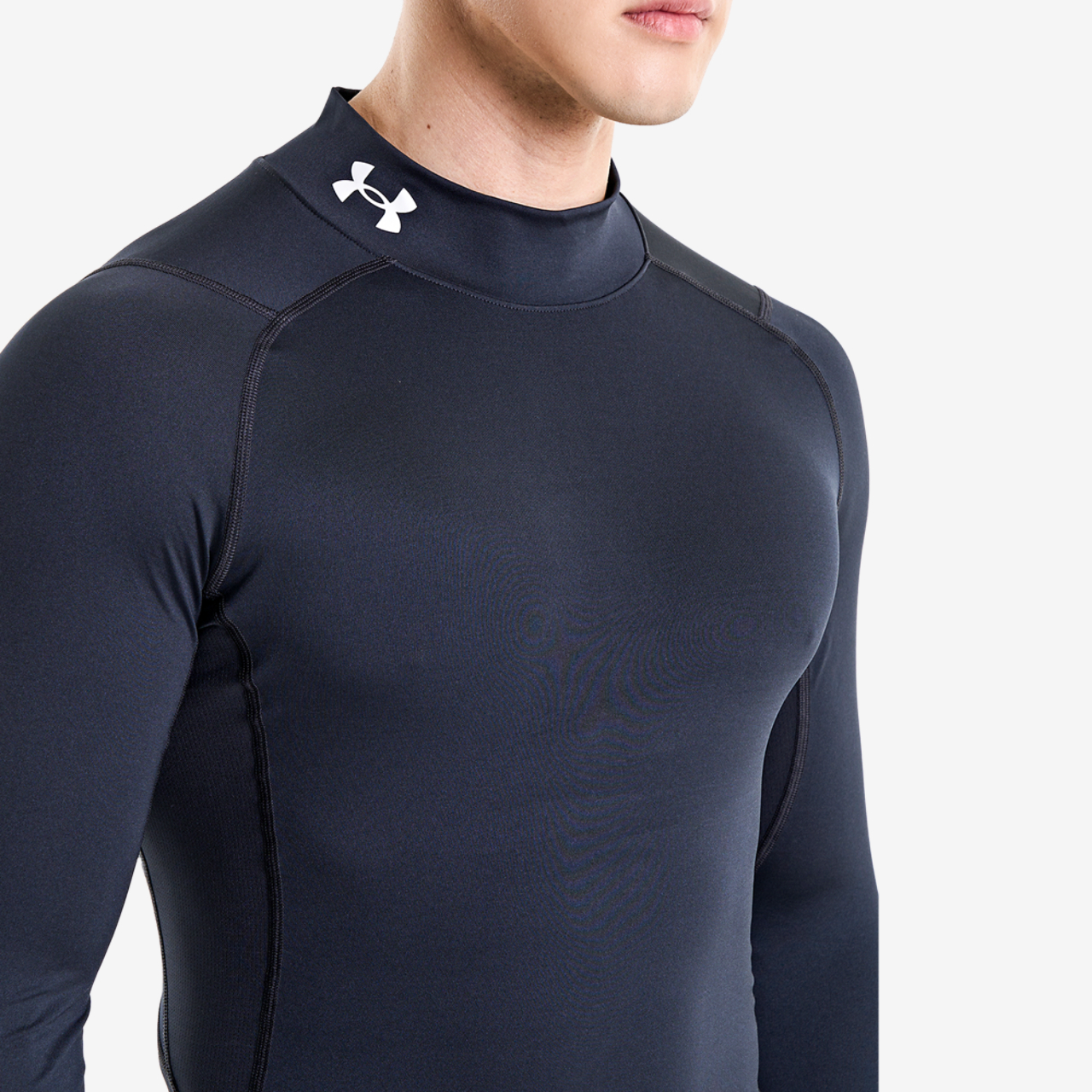Under Armour HG Armour Comp Mock Long Sleeve Image 1 of 4. Tap to open photo gallery.