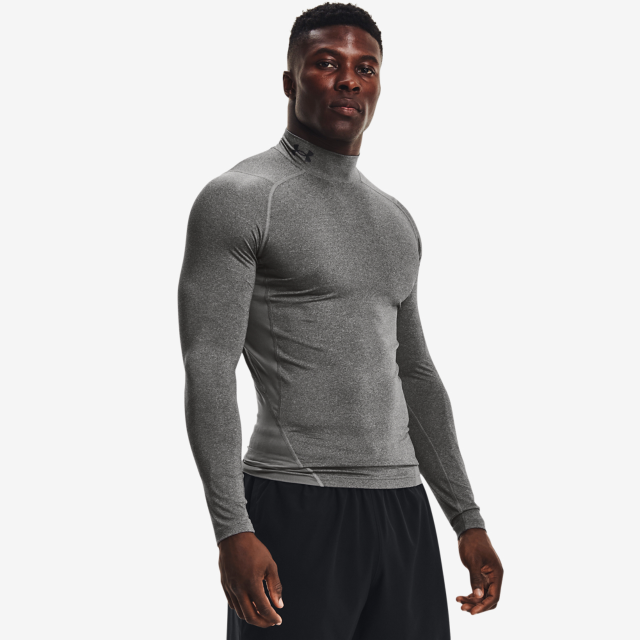 Under Armour HG Armour Comp Mock Long Sleeve Image 1 of 4. Tap to open photo gallery.
