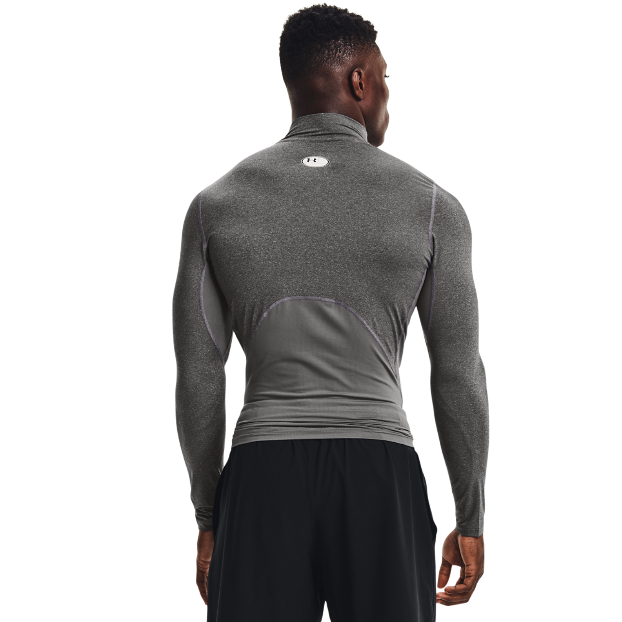 Under Armour HG Armour Comp Mock Long Sleeve Image 2 of 4. Tap to open photo gallery.
