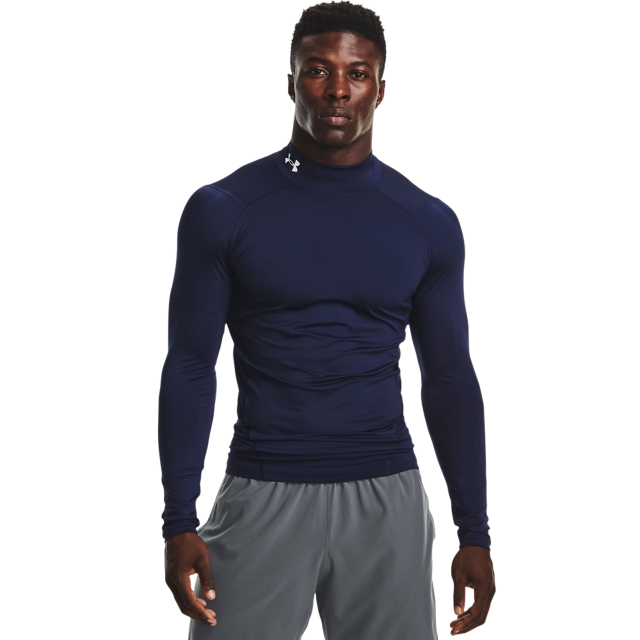 Under Armour HG Armour Comp Mock Long Sleeve Image 1 of 4. Tap to open photo gallery.