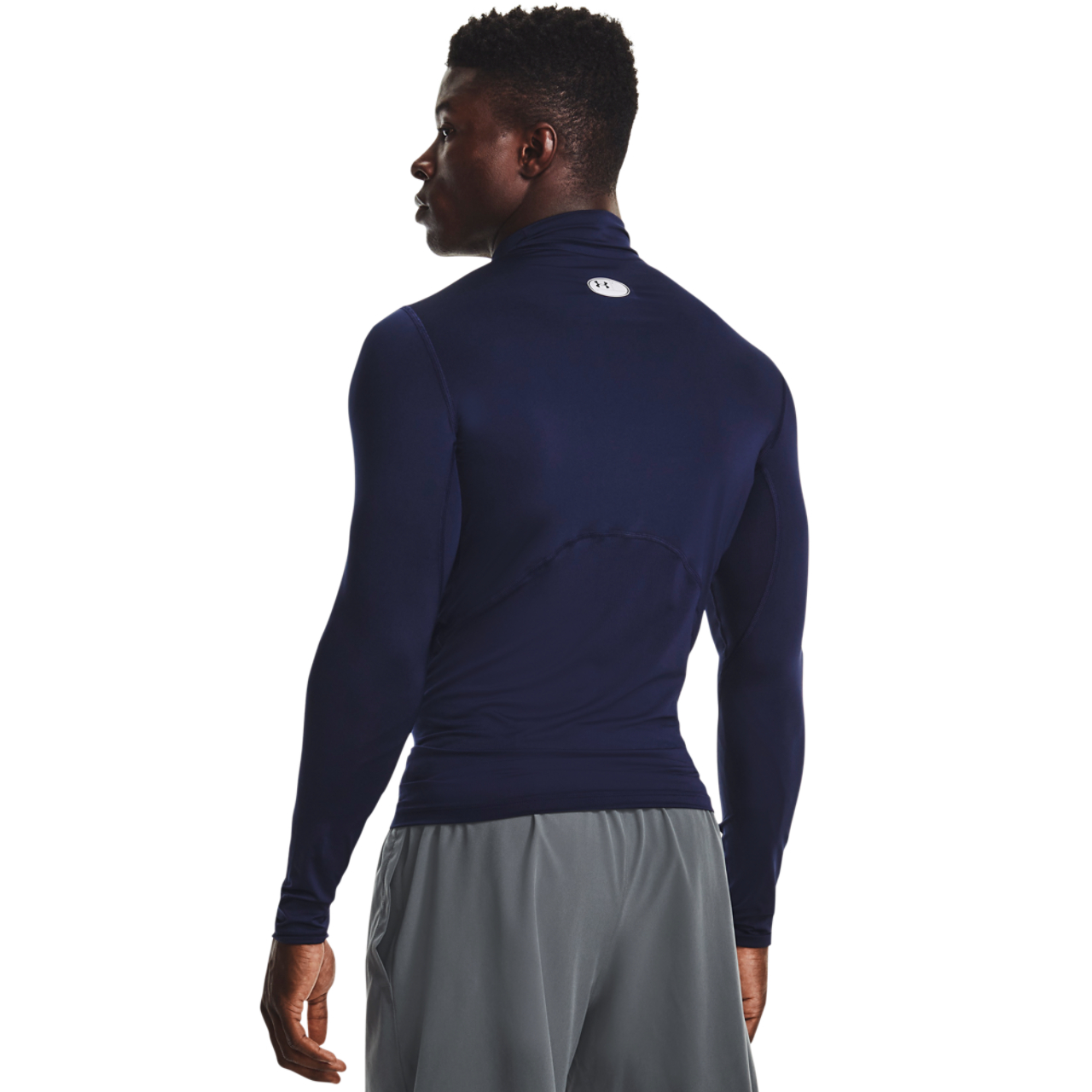 Under Armour HG Armour Comp Mock Long Sleeve Image 2 of 4. Tap to open photo gallery.