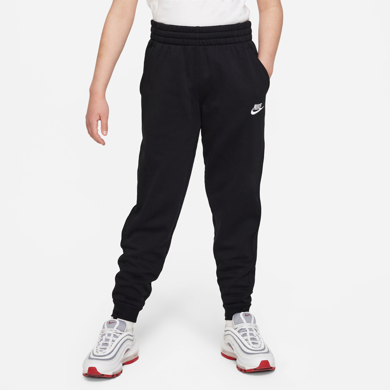 Nike NSW Club LBR Fleece Joggers  Image 1 of 3. Tap to open photo gallery.