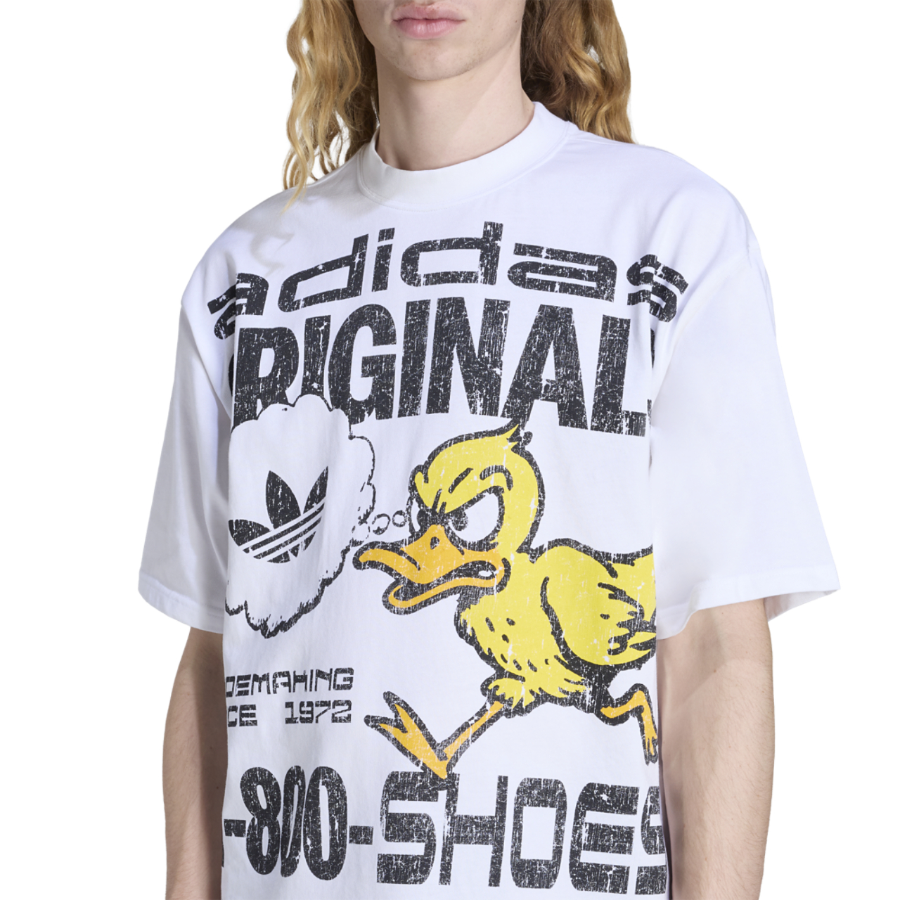 adidas Duck Graphic T-Shirt  Image 3 of 5. Tap to open photo gallery.