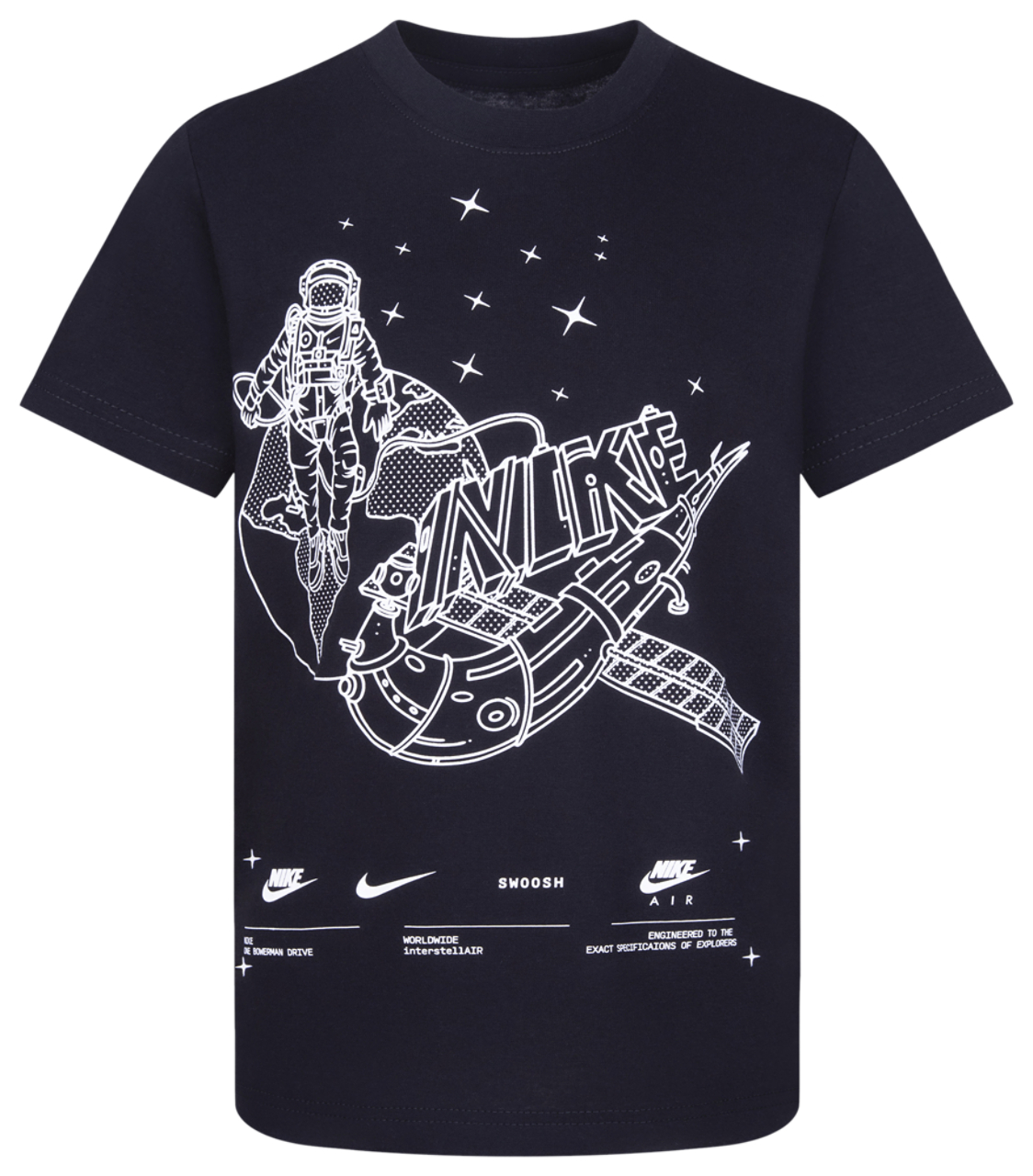 Nike Satelite Graphic Short Sleeve T-Shirt Image 1 of 3. Tap to open photo gallery.