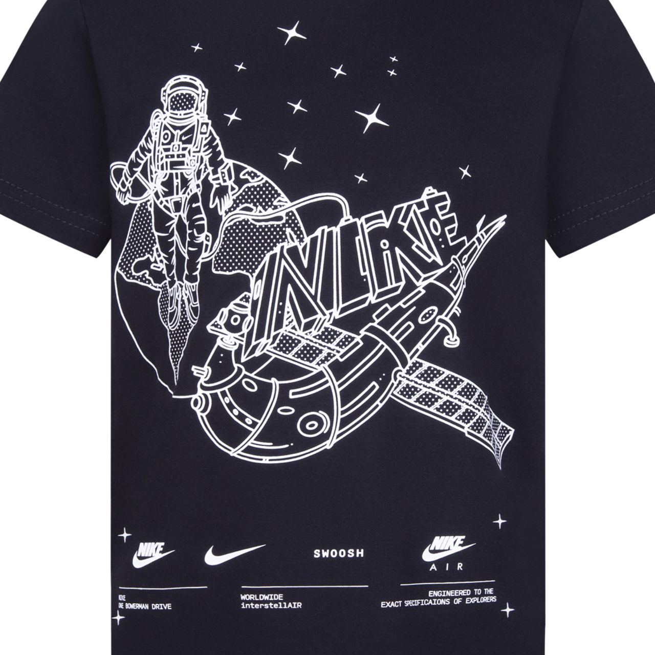 Nike Satelite Graphic Short Sleeve T-Shirt Image 3 of 3. Tap to open photo gallery.