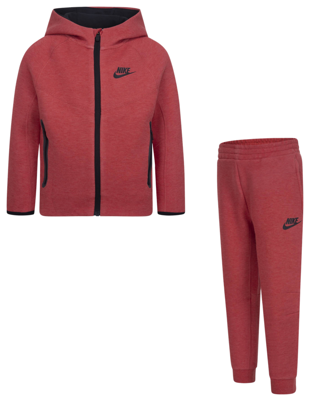 Nike Tech Fleece Hooded Full-Zip Set Image 1 of 8. Tap to open photo gallery.