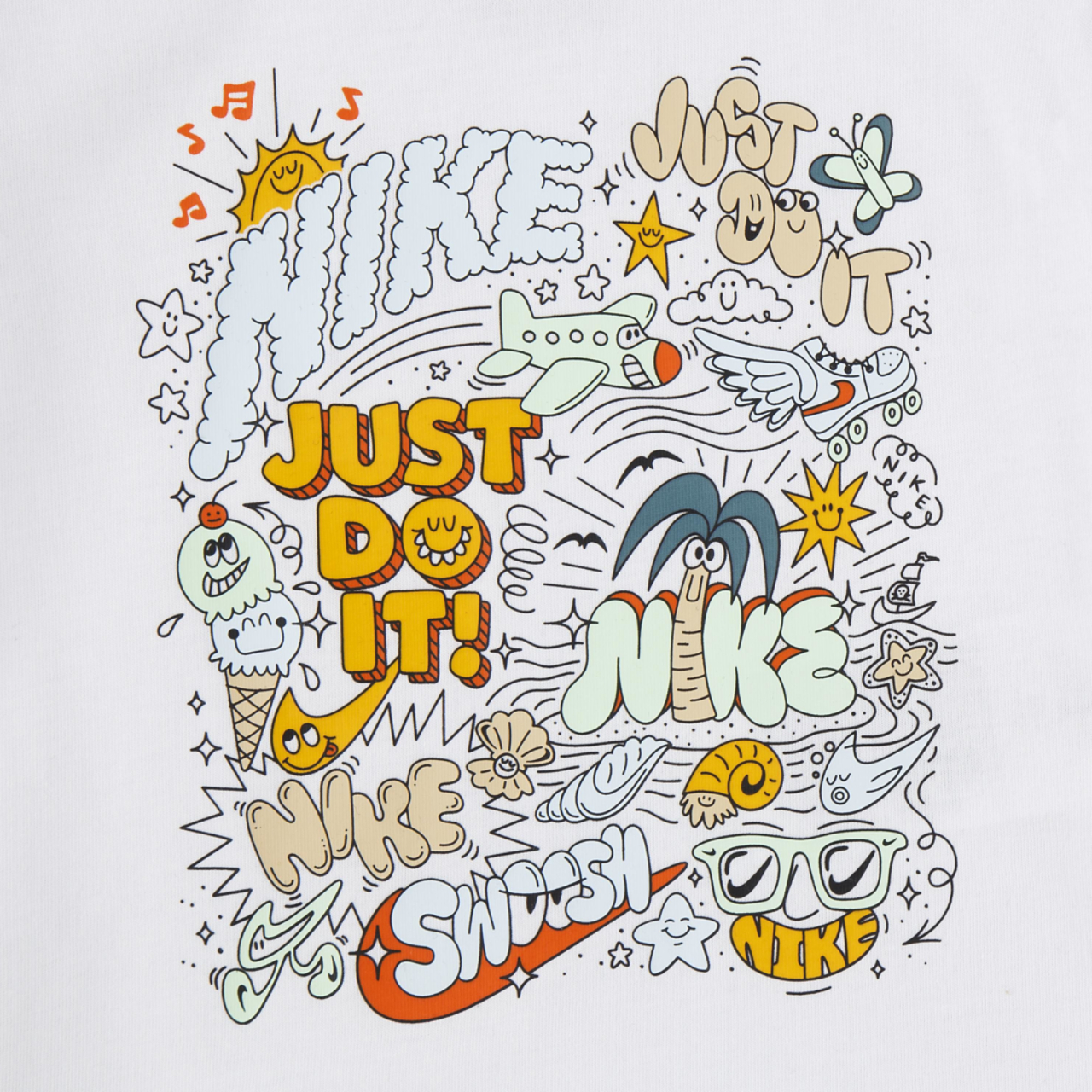 Nike NSW Doodlevision Shorts Image 3 of 4. Tap to open photo gallery.