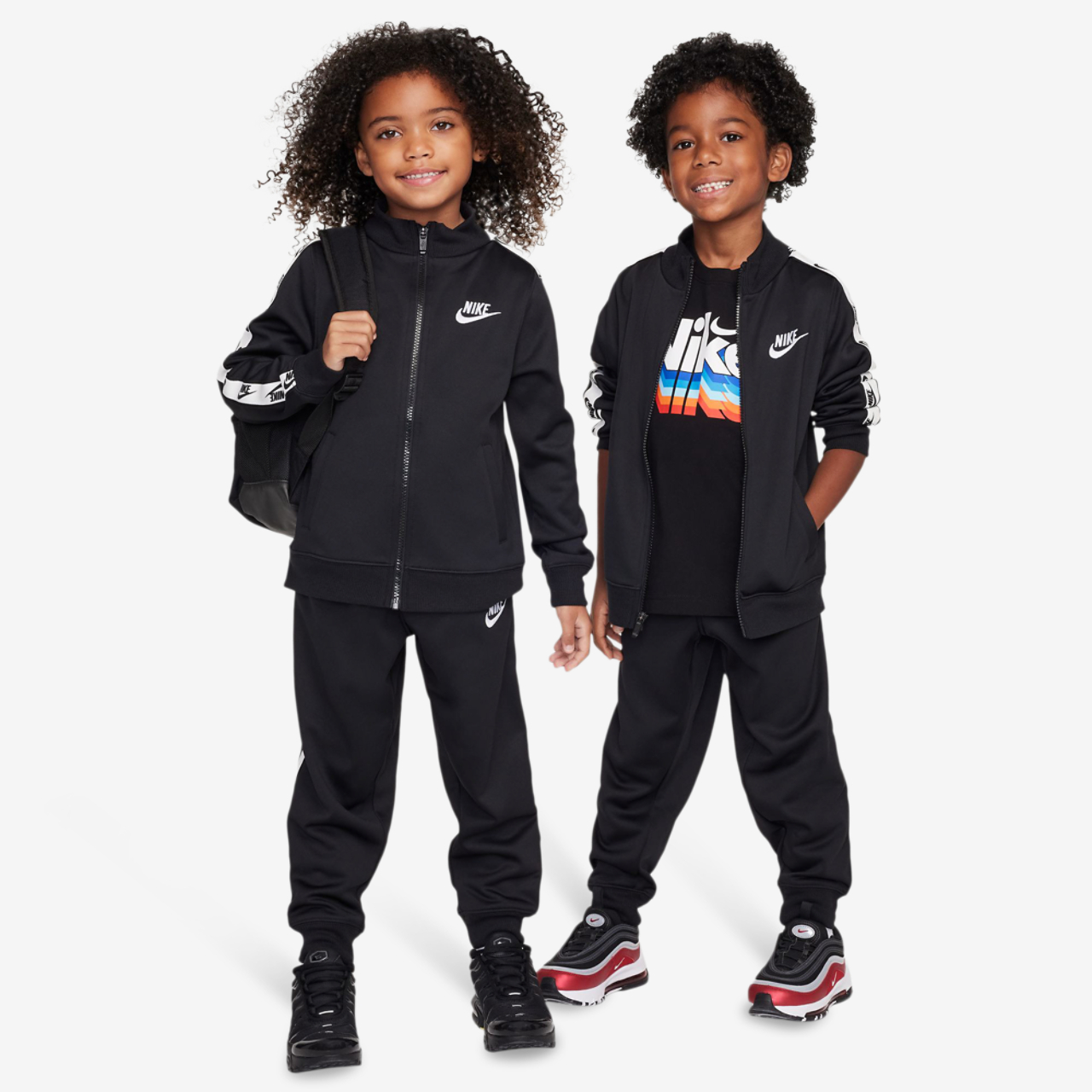 Nike Full-Zip Set With Logo Taping Image 1 of 13. Tap to open photo gallery.