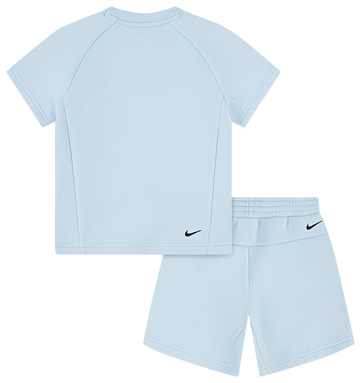 Nike Tech Fleece T-Shirt And Shorts Set Image 2 of 5. Tap to open photo gallery.