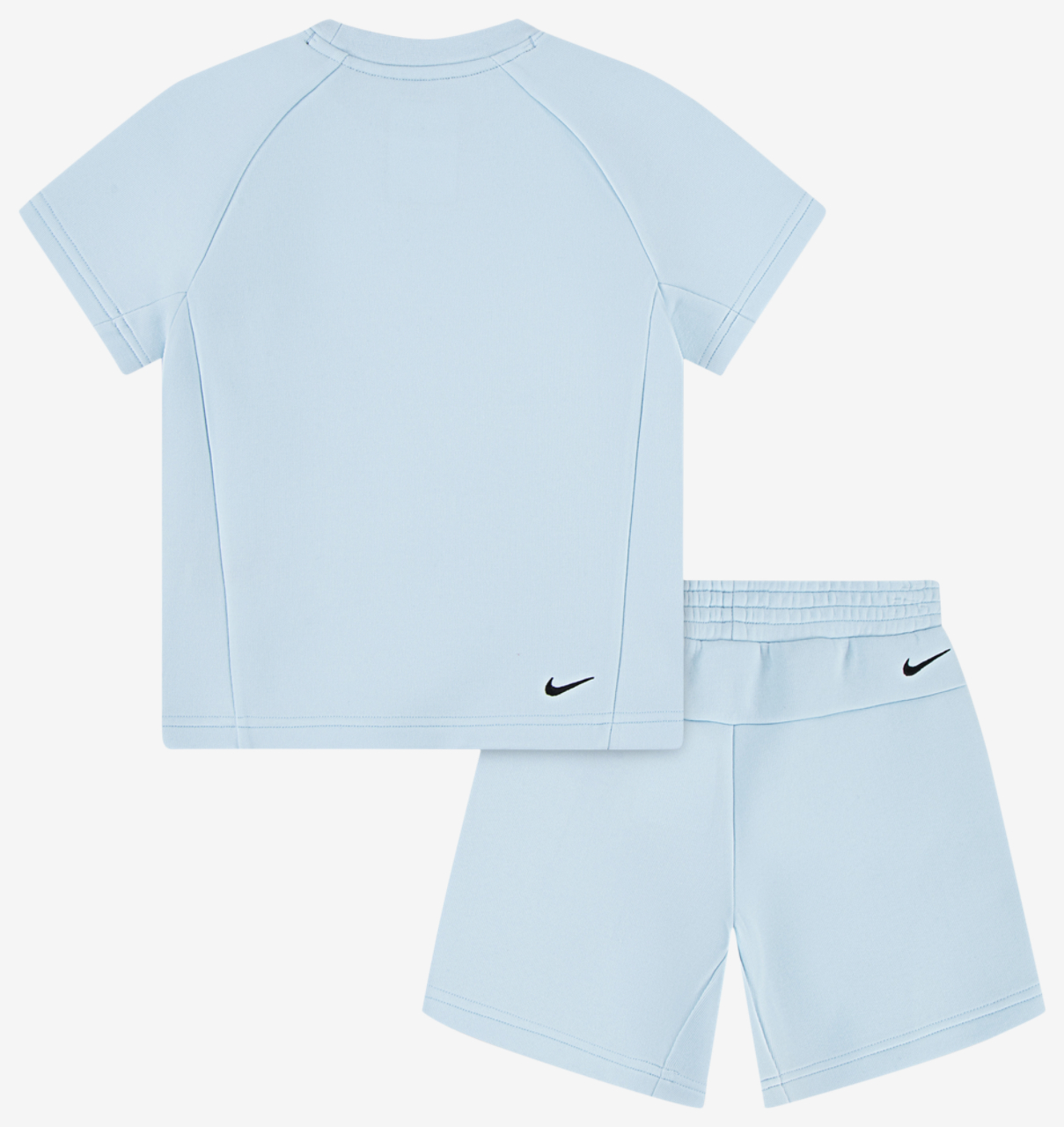 Nike Tech Fleece T-Shirt And Shorts Set Image 2 of 5. Tap to open photo gallery.