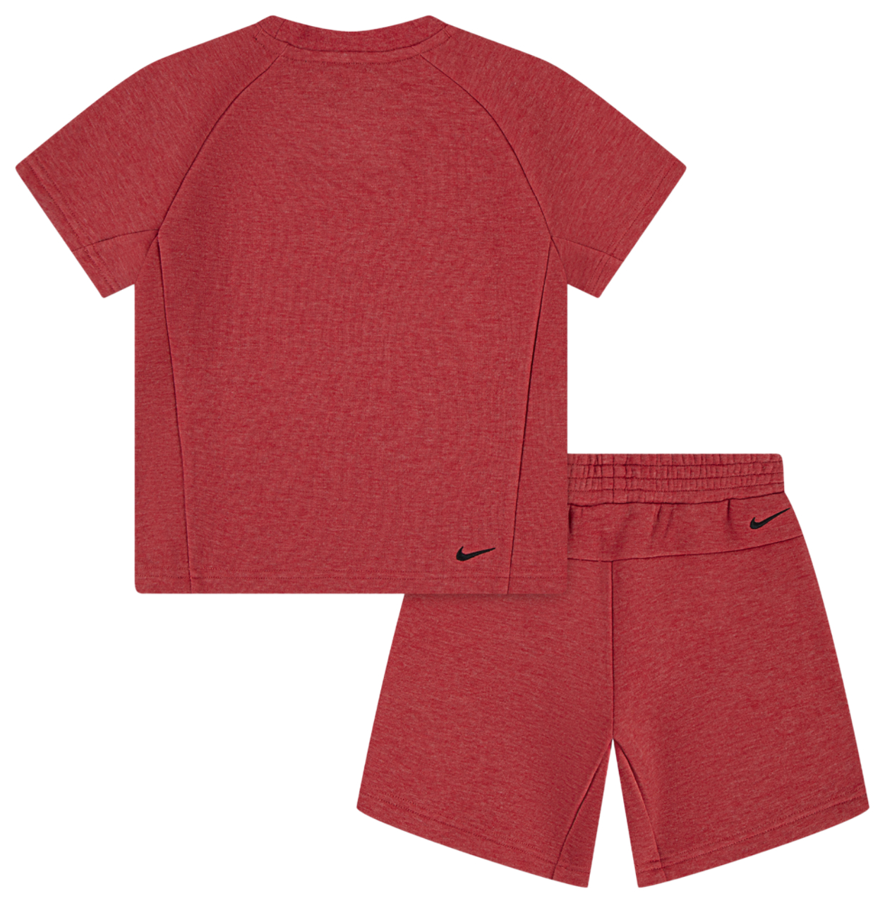 Nike Tech Fleece T-Shirt And Shorts Set Image 6 of 10. Tap to open photo gallery.