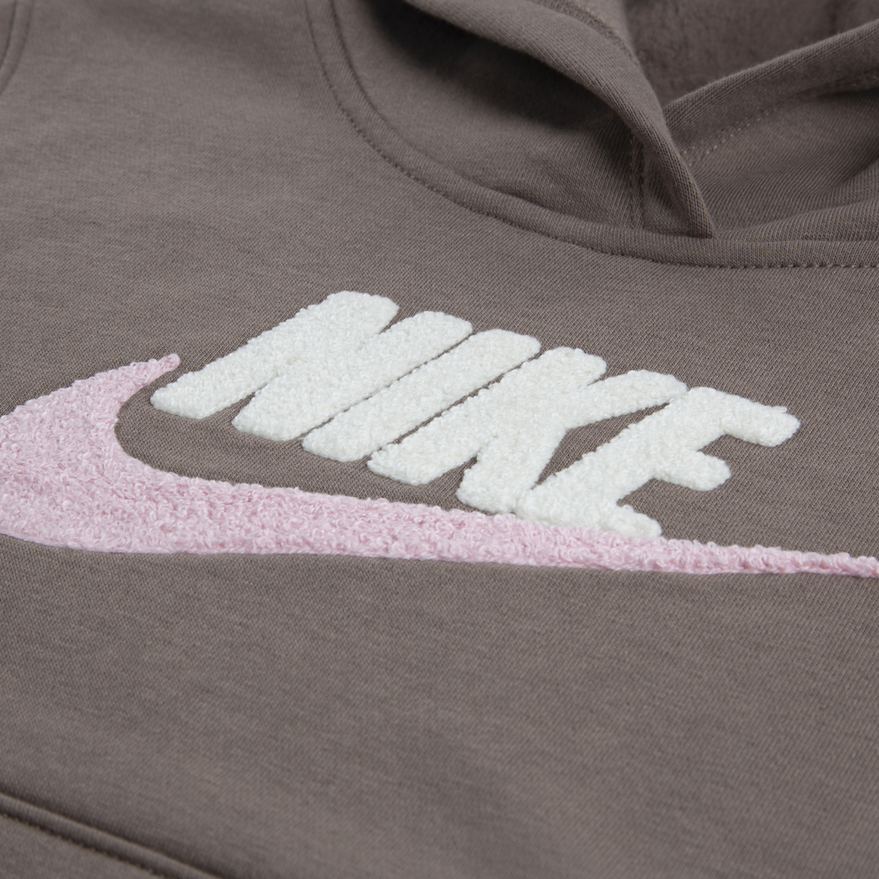 Nike Club Chenille Pullover Hoodie Image 3 of 3. Tap to open photo gallery.