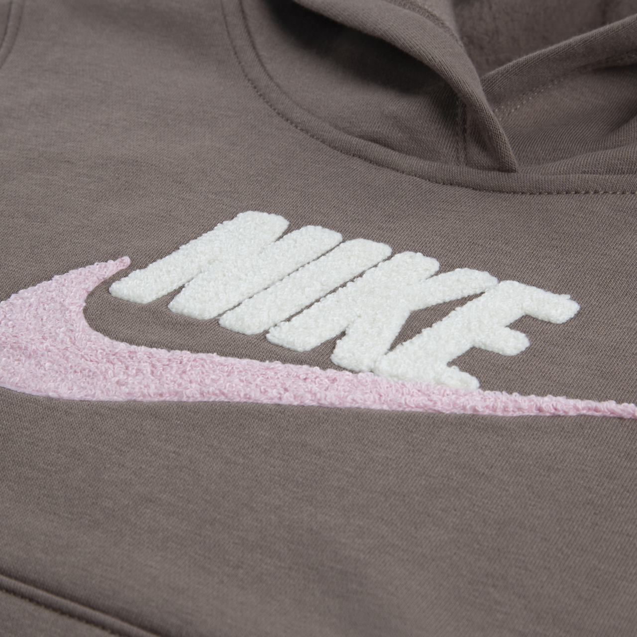 Nike Club Chenille Pullover Hoodie Image 3 of 3. Tap to open photo gallery.