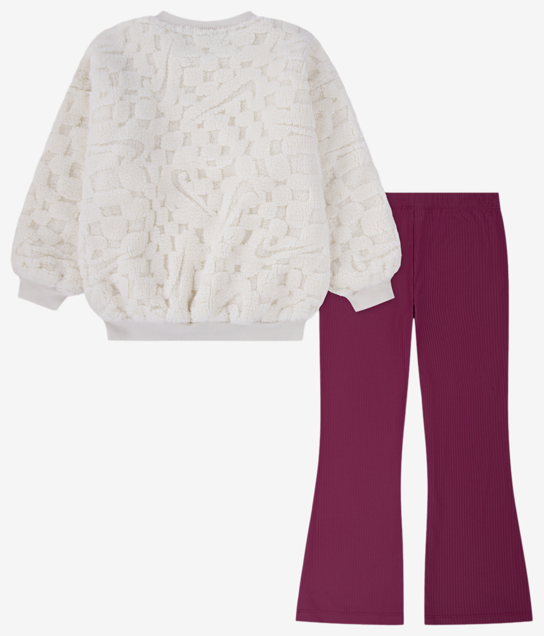 Nike Cozy Flare Leg Pants Set Image 2 of 4. Tap to open photo gallery.