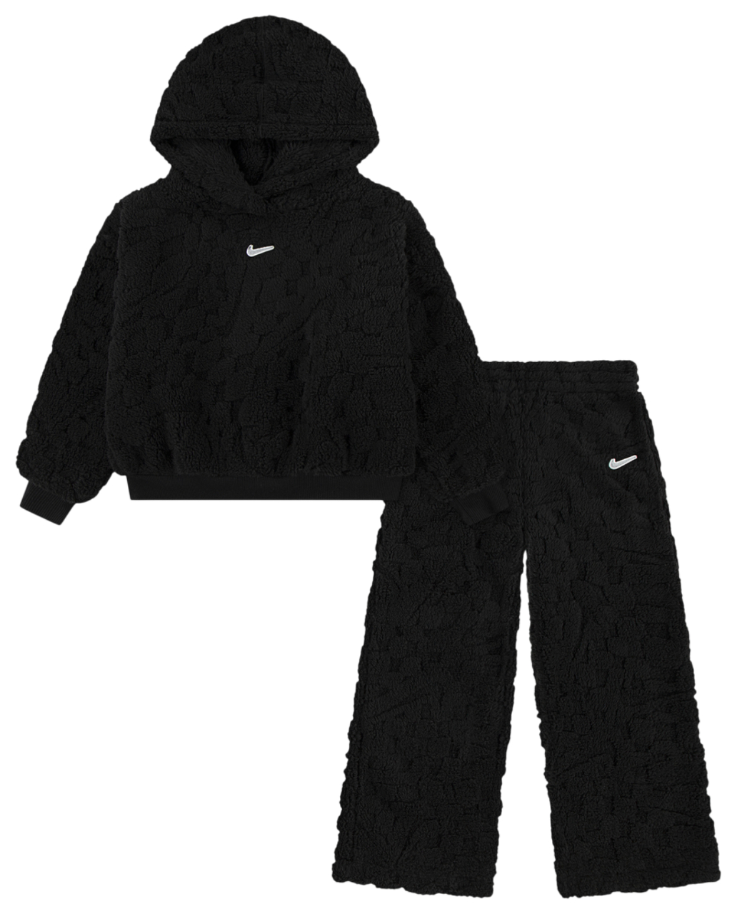 Nike Cozy Pullover Hood and Pants Set Image 1 of 3. Tap to open photo gallery.