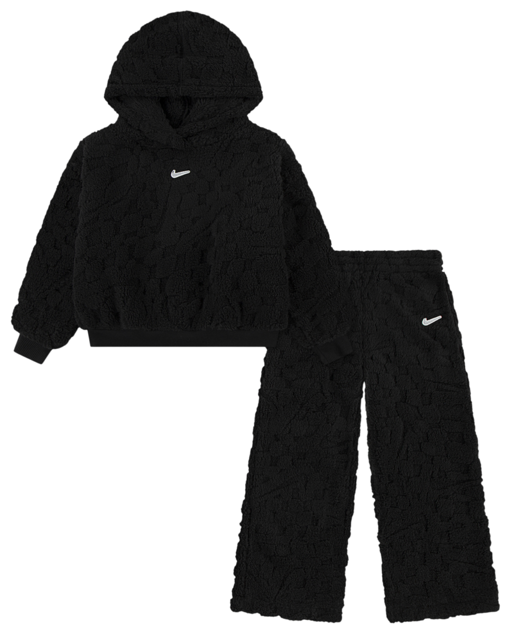 Nike Cozy Pullover Hood and Pants Set Image 1 of 3. Tap to open photo gallery.
