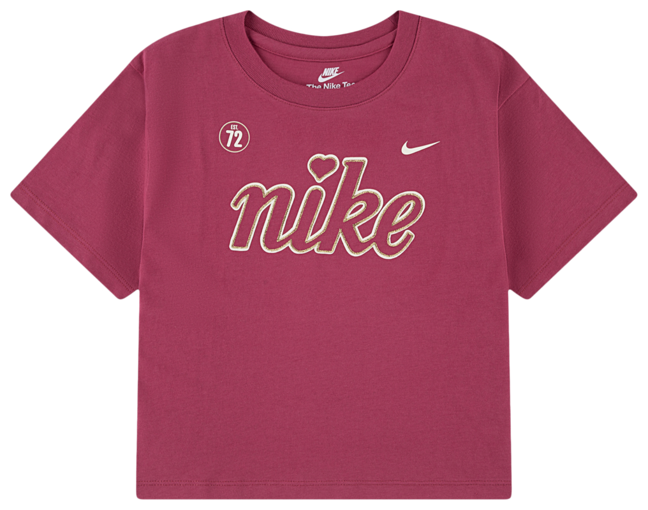 Nike Cozy Short Sleeve T-Shirt Image 1 of 3. Tap to open photo gallery.