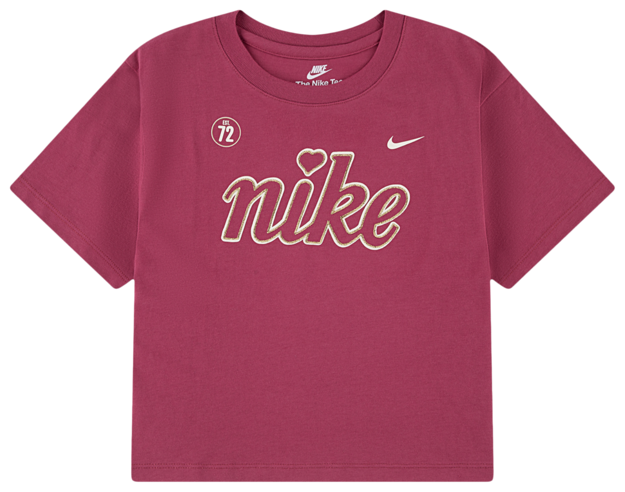 Nike Cozy Short Sleeve T-Shirt Image 1 of 3. Tap to open photo gallery.