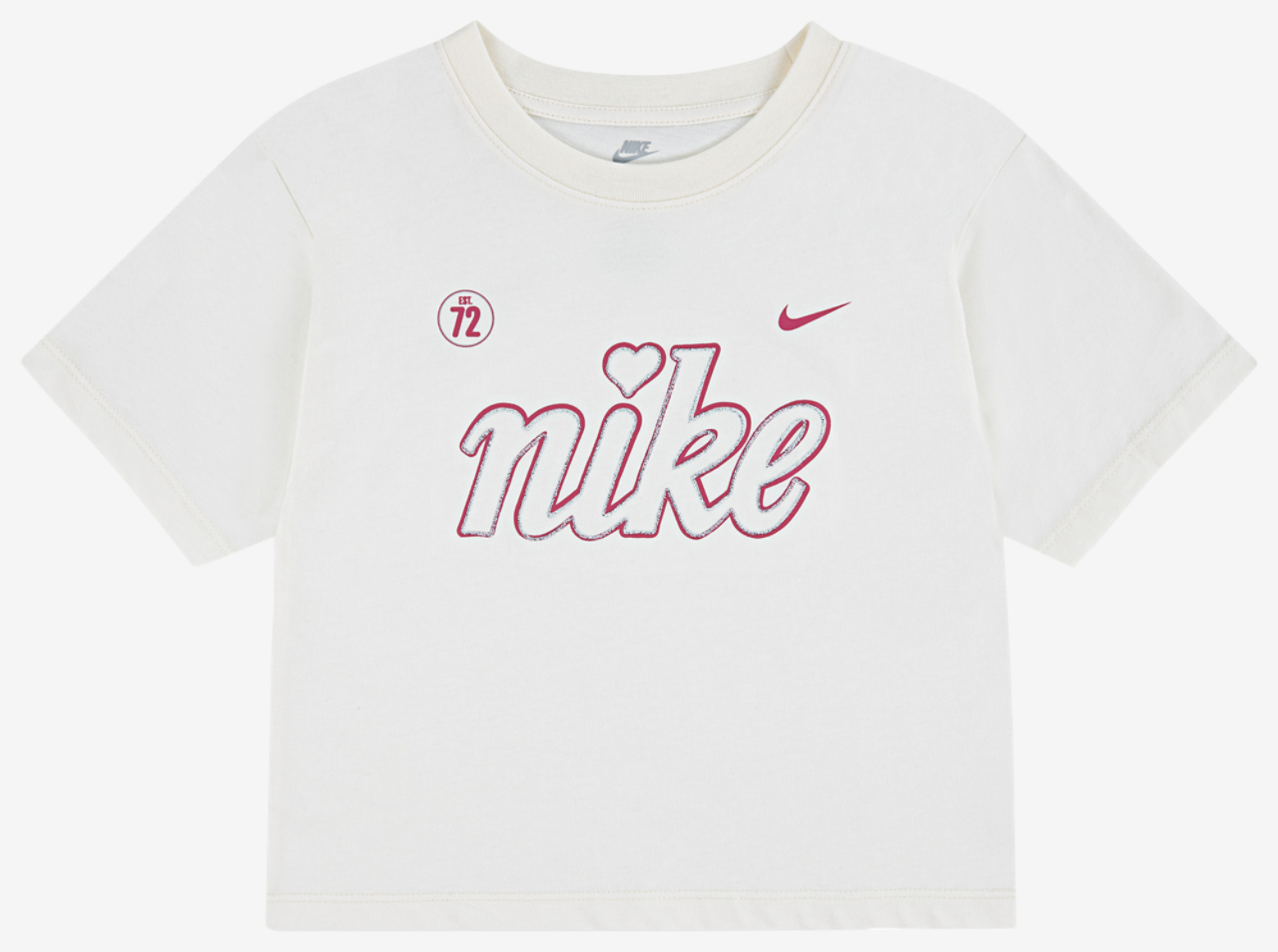 Nike Cozy Short Sleeve T-Shirt Image 1 of 3. Tap to open photo gallery.