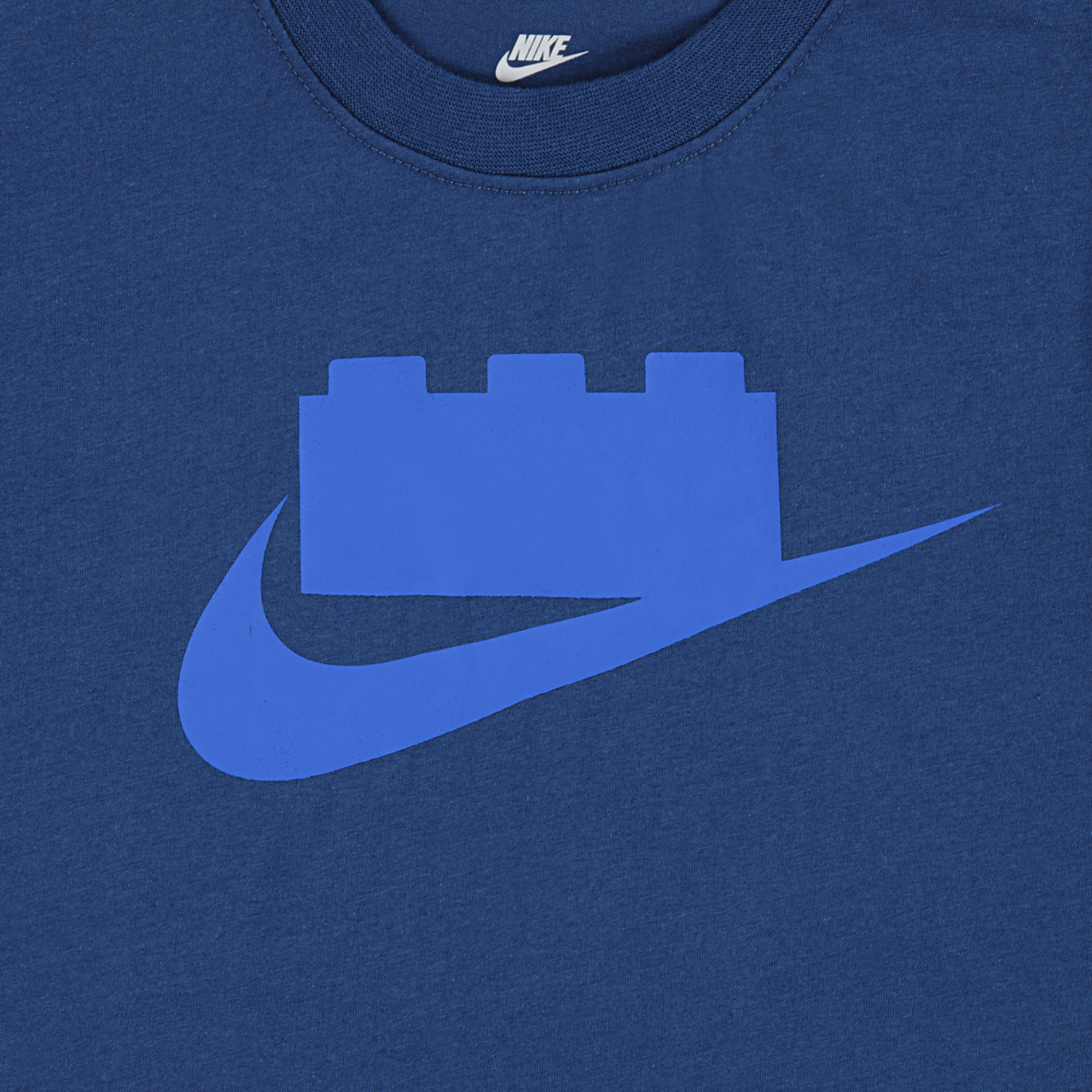 Nike Lego Brick Swoosh Short Sleeve T-Shirt Image 3 of 3. Tap to open photo gallery.