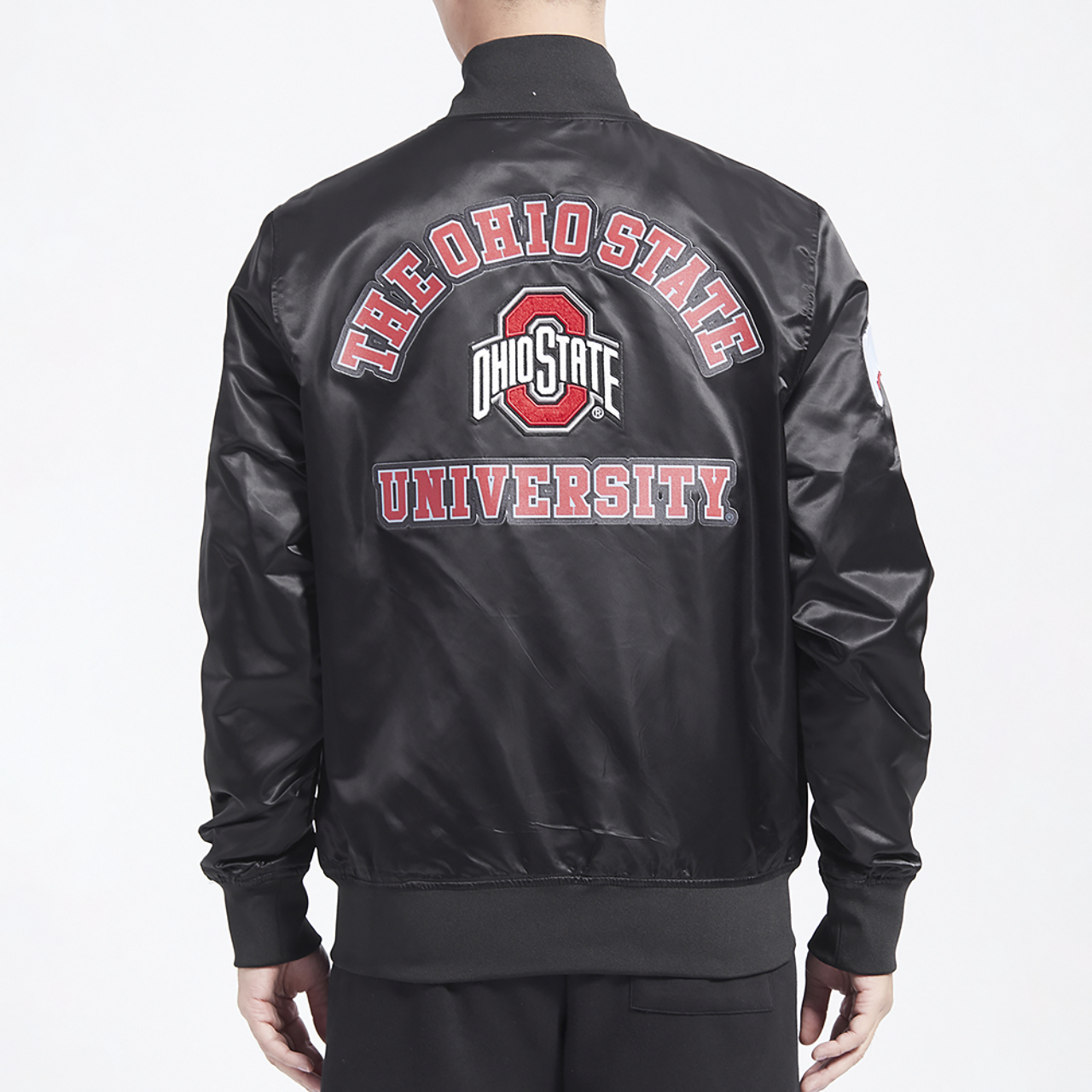 Pro Standard Ohio State Classic Satin Jacket Image 2 of 4. Tap to open photo gallery.