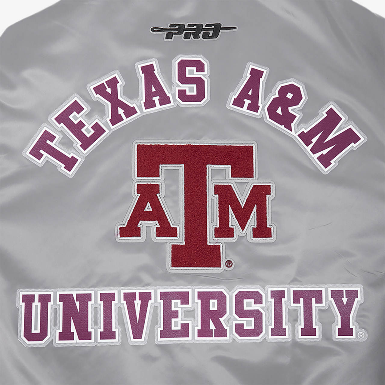 Pro Standard Texas A&M Classic Satin Jacket Image 5 of 9. Tap to open photo gallery.