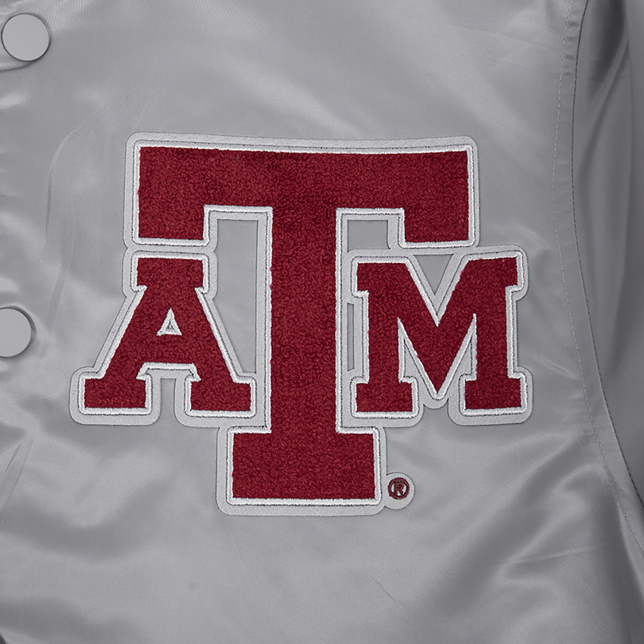 Pro Standard Texas A&M Classic Satin Jacket Image 6 of 9. Tap to open photo gallery.
