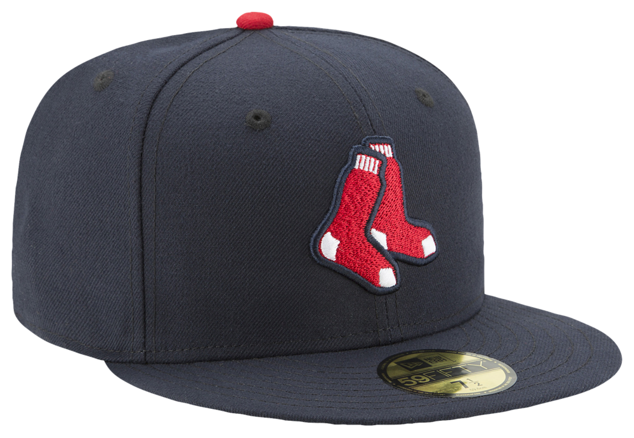 New Era Red Sox 59Fifty Authentic Cap Image 3 of 7. Tap to open photo gallery.
