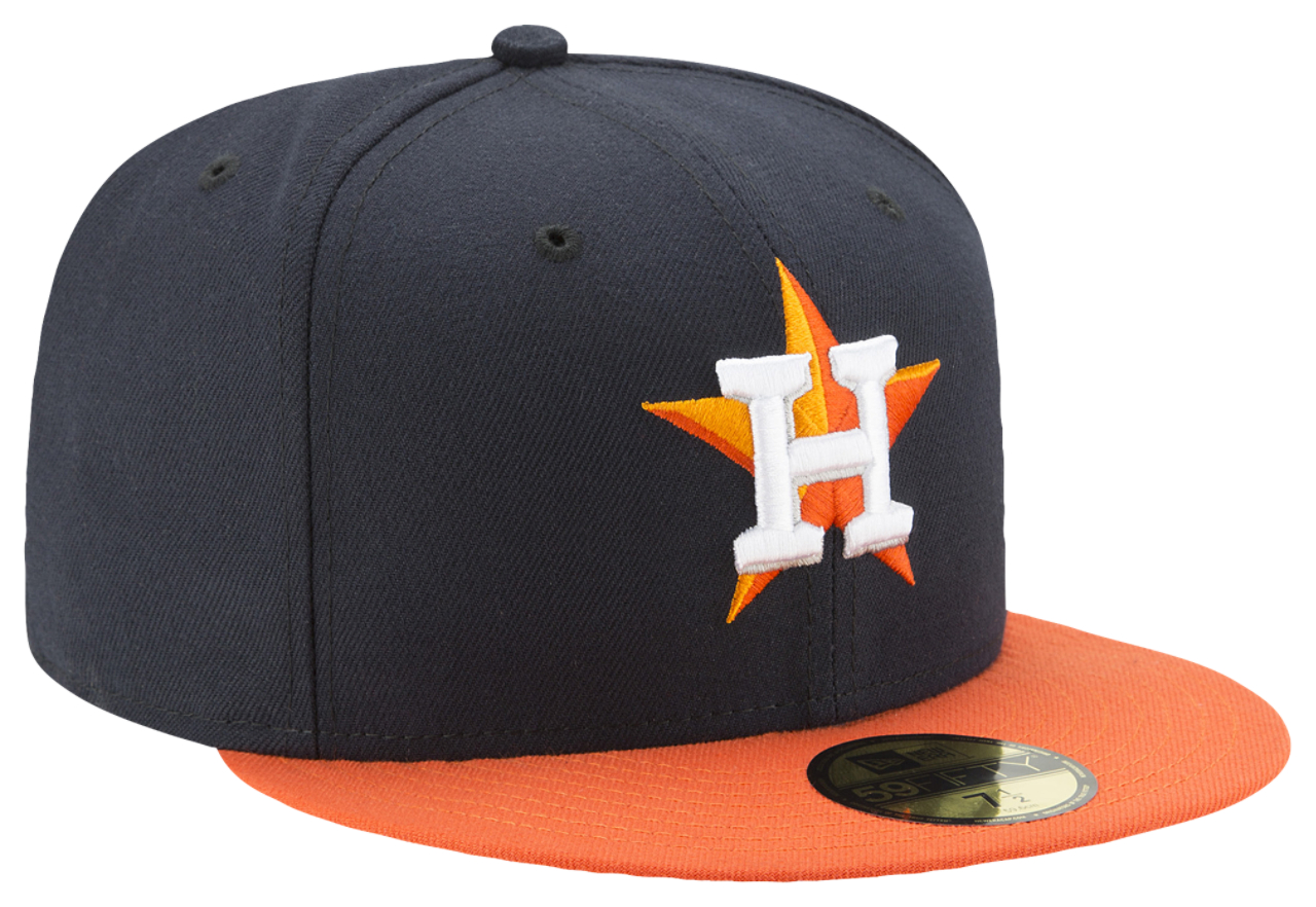 New Era Astros 59Fifty Authentic Cap Image 3 of 7. Tap to open photo gallery.