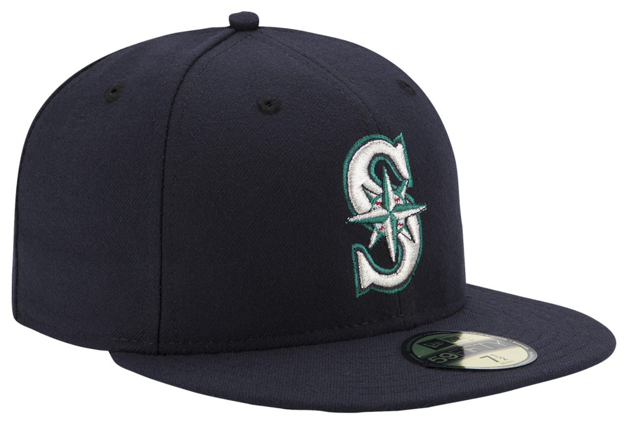 New Era Mariners 59Fifty Authentic Cap Image 3 of 5. Tap to open photo gallery.