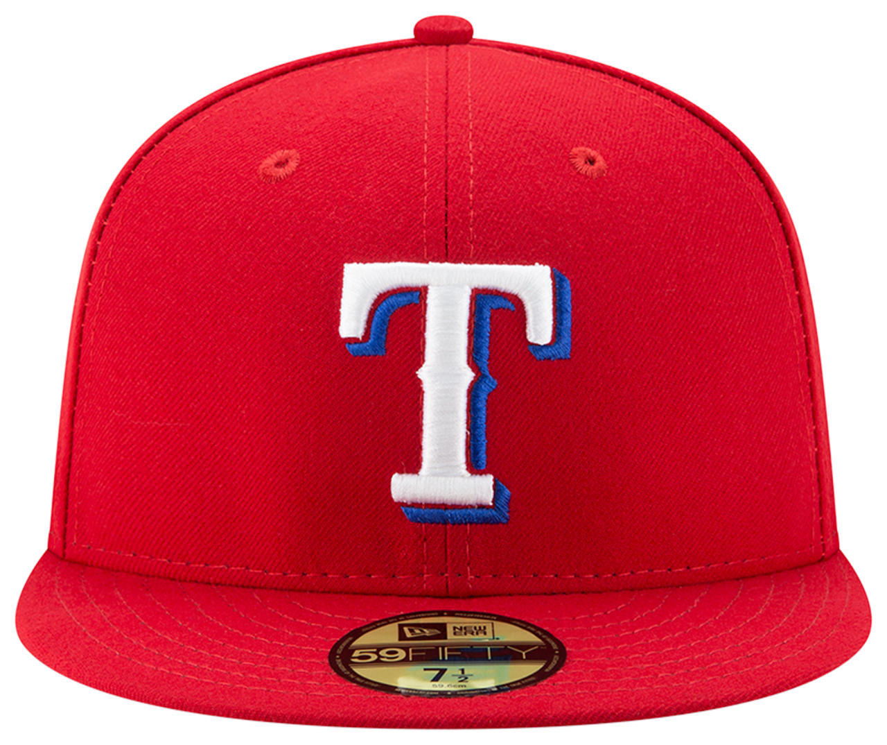 New Era Rangers 59Fifty Authentic Cap Image 3 of 7. Tap to open photo gallery.
