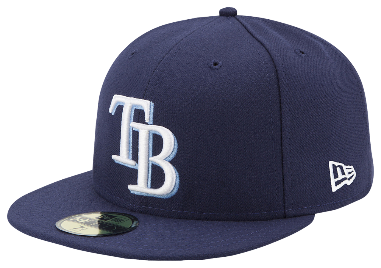 New Era Rays 59Fifty Authentic Cap Image 7 of 7. Tap to open photo gallery.