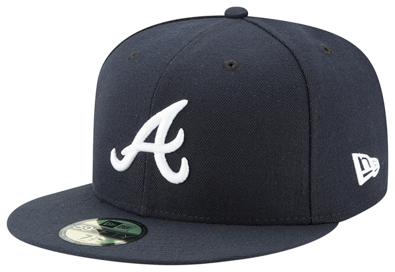 New Era Braves 59Fifty Authentic Cap Image 2 of 7. Tap to open photo gallery.