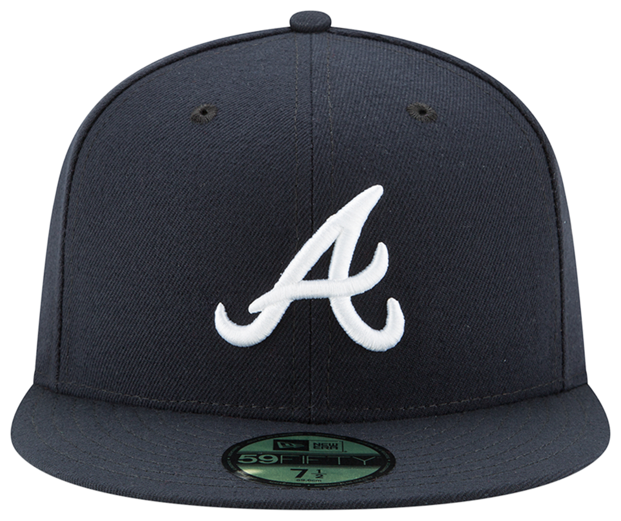 New Era Braves 59Fifty Authentic Cap Image 3 of 7. Tap to open photo gallery.