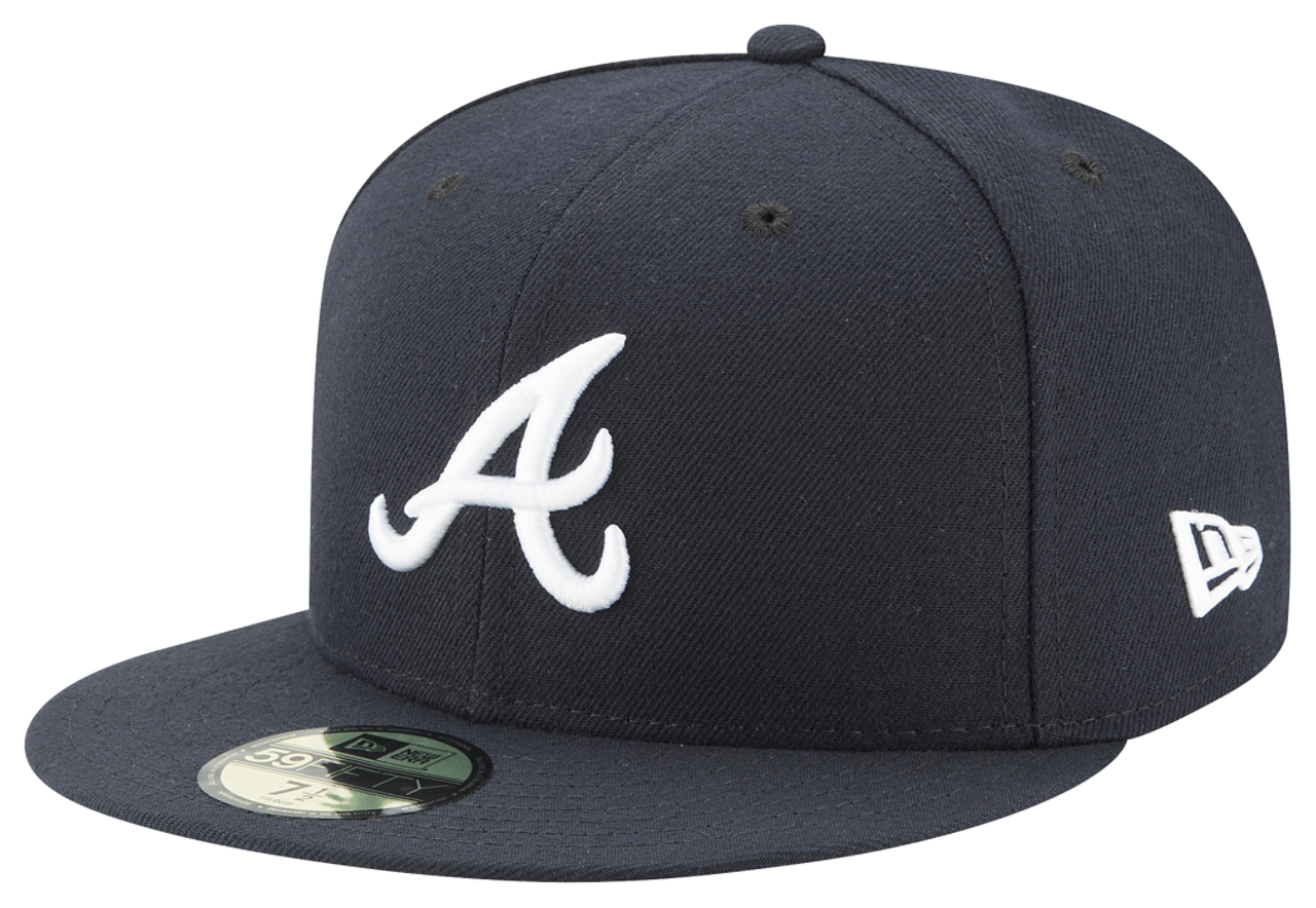 New Era Braves 59Fifty Authentic Cap Image 7 of 7. Tap to open photo gallery.