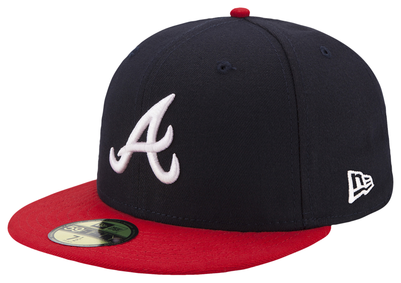 New Era Braves 59Fifty Authentic Cap Image 5 of 5. Tap to open photo gallery.