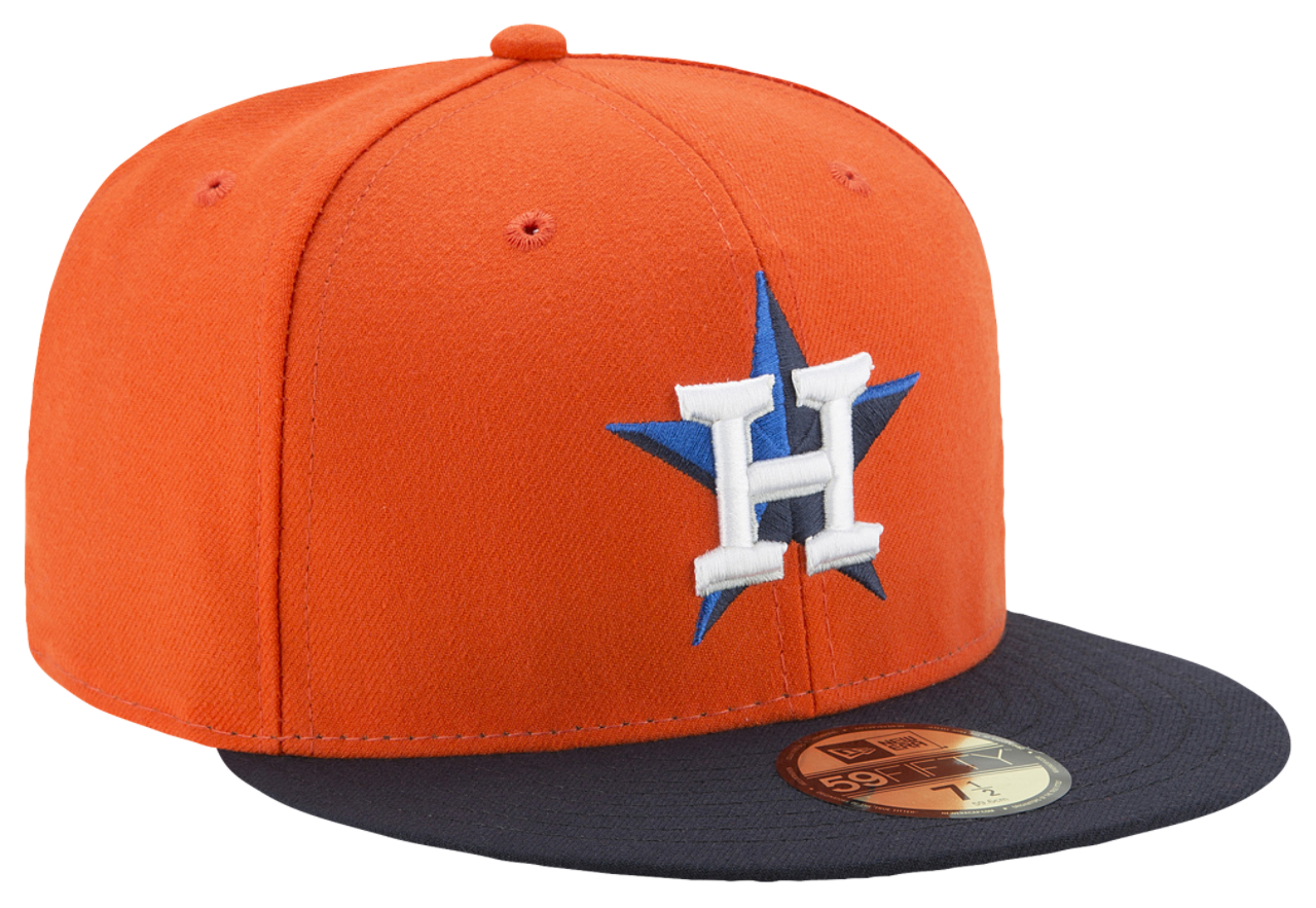 New Era Astros 59Fifty Authentic Cap Image 2 of 6. Tap to open photo gallery.