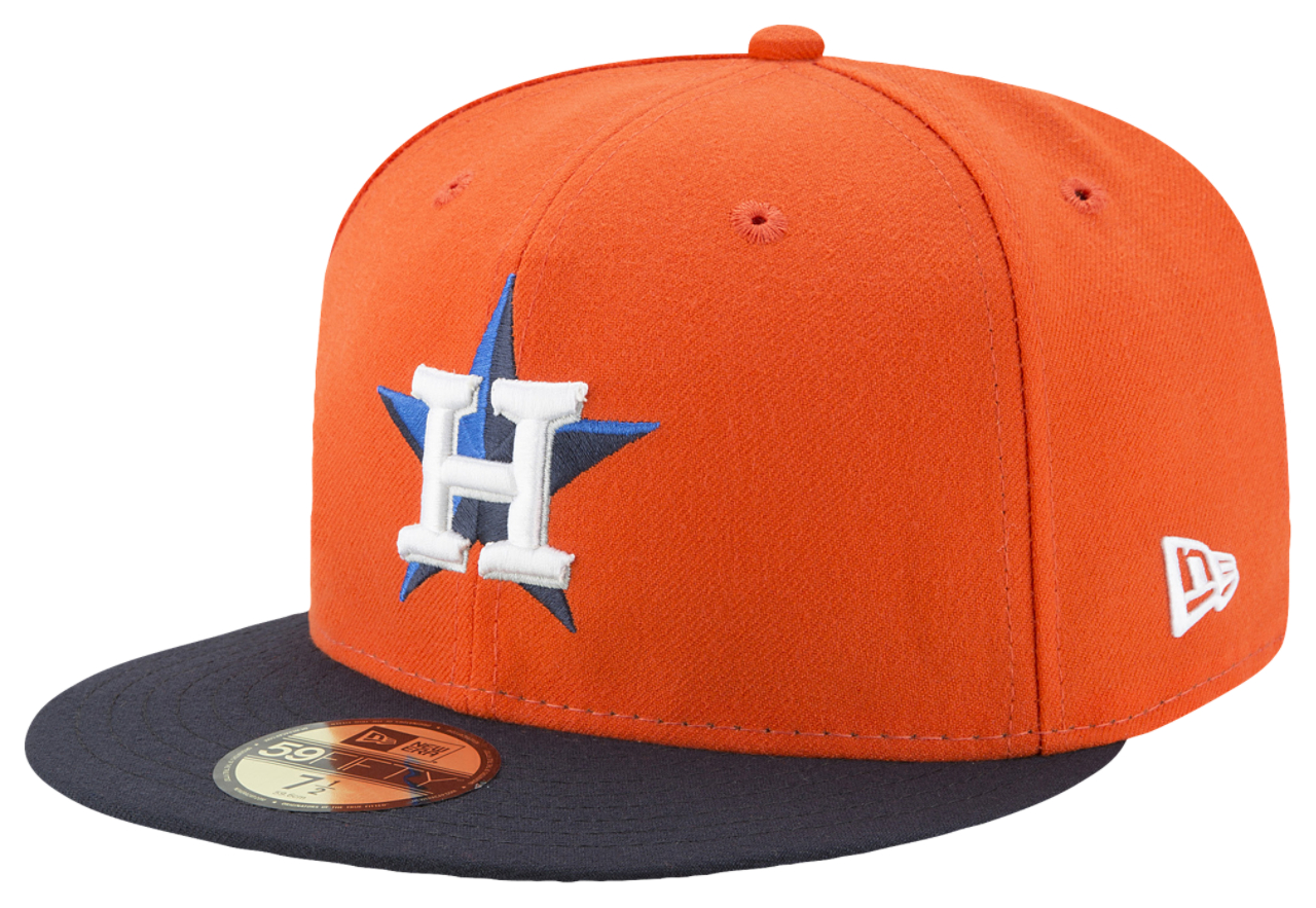 New Era Astros 59Fifty Authentic Cap Image 6 of 6. Tap to open photo gallery.